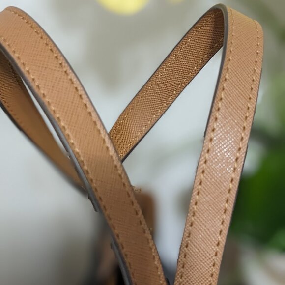 Michael Kors Purse Black Nylon Leather Trim Tote Shopper Multiple Pockets - Picture 13 of 15